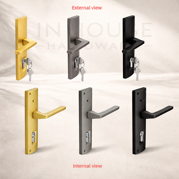 3-in-1 Trilock Long Plate Entrance Set 1603