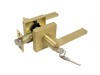 Door Handles 1808 Square (Brushed Gold/Brass)