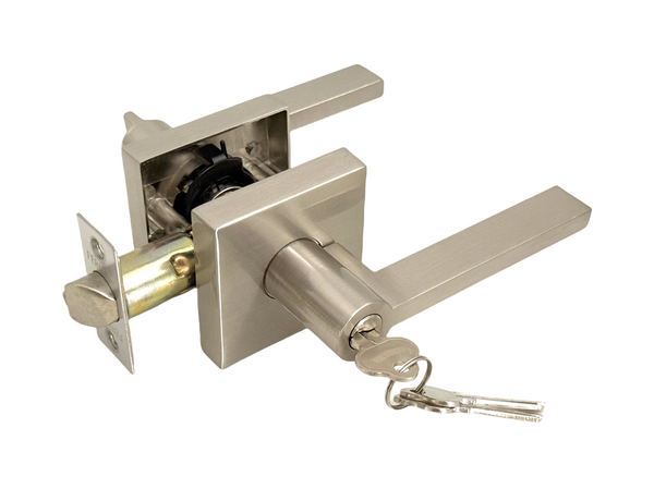 Door Handles 1808 Square (Brushed Nickel)