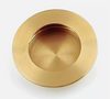 201 Round Flush Pull (Brushed Gold/ Brass)