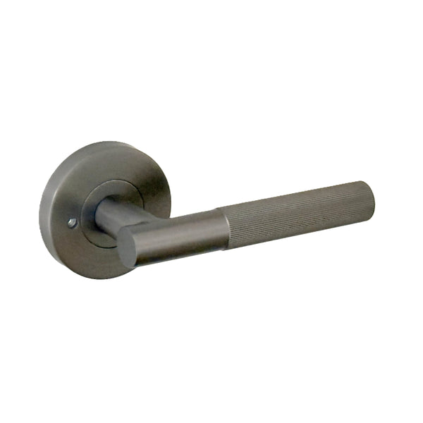 Door Handles 601 LINEAR (Solid Stainless Steel) Gunmetal/Graphite Nickel