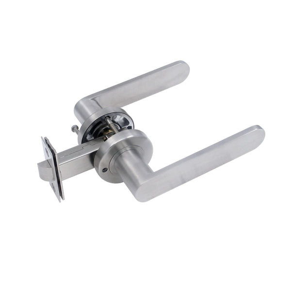 Door Handles 608 satin stainless steel (53mm)