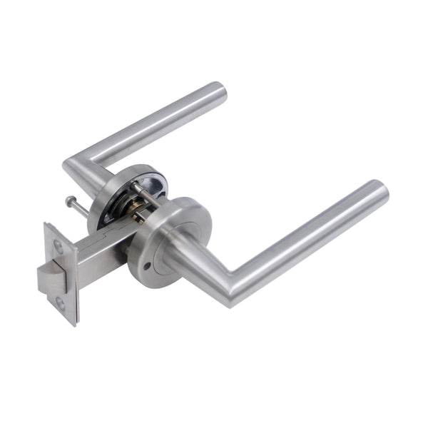 Door Handles 611 satin stainless steel (53mm)