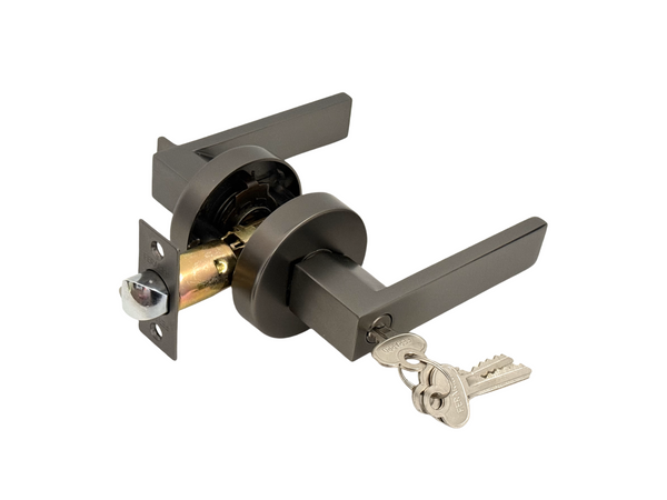 Door Handles Round 6502 (Gunmetal)