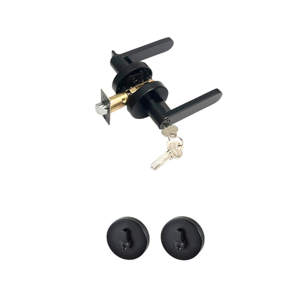 Door Handles 6515 Round (Black)