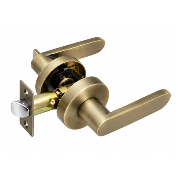 Door Handles 6515 Round (Antique Brass)
