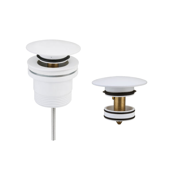 Pop Up Waste 40mm Universal (Matt White)