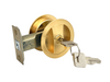 Cavity Sliding Door Lock- Entrance with key (Round)