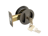 Cavity Sliding Door Lock- Entrance with key (Round)