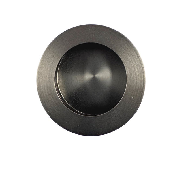 201 Round Flush Pull 50mm (Gunmetal)