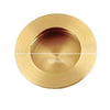 201 Round Flush Pull (Brushed Gold/ Brass)