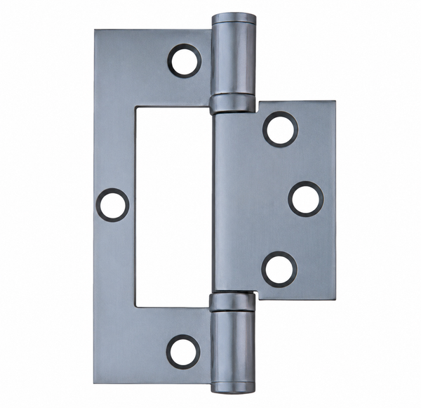107125 Door Hinges Fixed Pin 100 x 71 x 2.5 mm (Satin)