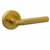 Door Handles Knurled (Aluminium alloy) Satin Brass