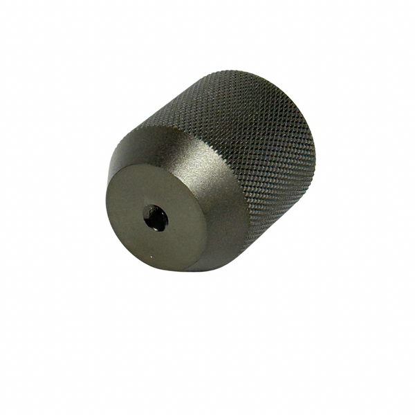 Door Handles Knurled (Aluminium alloy) Gunmetal/Graphite Grey