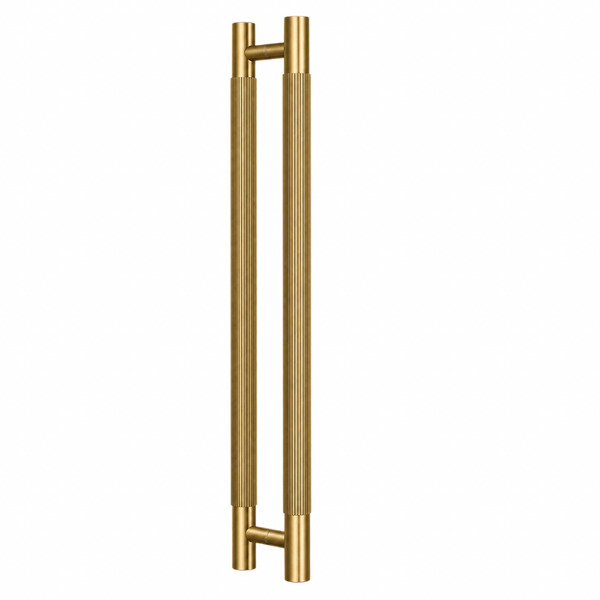 Entrance pull handles KNURLED or LINEAR/STRIPE/REEDED- 600mm