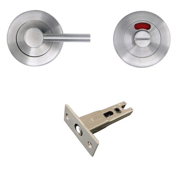 Privacy bolt with indicator- Pin (turn & release) SSS