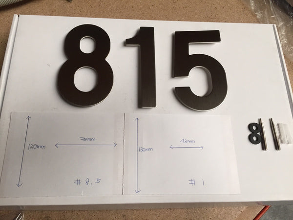 House Number or Letter Plates sss