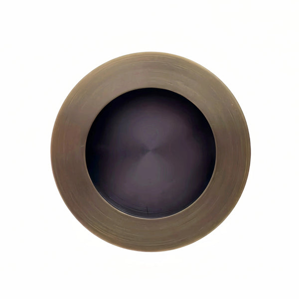 201 Round Flush Pull 50mm (Antique Brass)