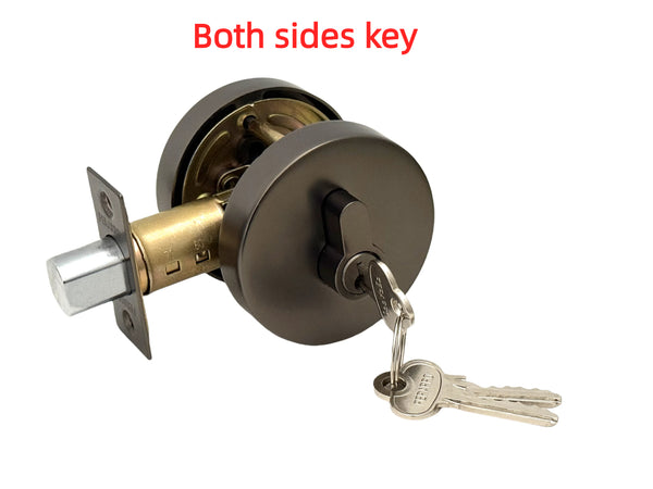 Door Handles Round 6502 (Gunmetal)