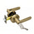 Door Handles 6515 Round (Antique Brass)
