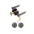 Door Handles 6515 Round (Gunmetal)