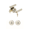Door Handles 6515 Round (Brushed Nickel)