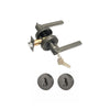 Door Handles 9828 Round (Gunmetal)