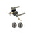 Door Handles 9828 Round (Gunmetal)