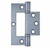 107125 Door Hinges Fixed Pin 100 x 71 x 2.5 mm (Satin)
