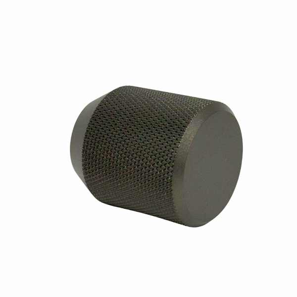 Door Handles Knurled (Aluminium alloy) Gunmetal/Graphite Grey
