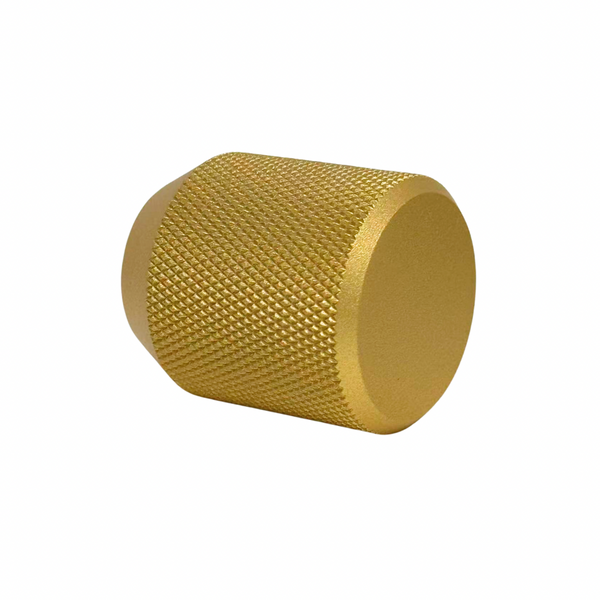 Door Handles Knurled (Aluminium alloy) Satin Brass