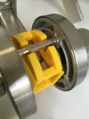 Door Handles 601 Knurled satin stainless steel